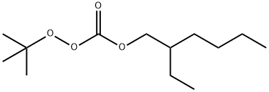 叔丁基过氧化碳酸-2-乙基己酯 结构式