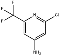 2-氯-4-氨基-6-三氟甲基吡啶 结构式