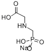 N-(膦酰甲基)甘氨酸单钠盐, 34494-03-6, 结构式