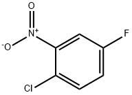1-クロロ-4-フルオロ-2-ニトロベンゼン 化学構造式