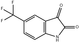 5-三氟甲基靛红, 345-32-4, 结构式