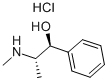 プソイドエフェドリン塩酸塩 化学構造式