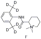 2-[[(2,6-Di(Methyl-d3)phenyl)aMino]carbonyl]-1,1-diMethyl-piperidiniuM Iodide, 345261-08-7, 结构式