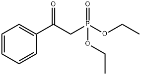 (2-オキソ-2-フェニルエチル)ホスホン酸ジエチル 化学構造式
