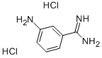 3-アミノベンズアミジン・塩酸塩 化学構造式