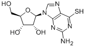 6-Thioguanosine hydrate Struktur