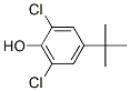 2,6-ジクロロ-4-tert-ブチルフェノール 化学構造式