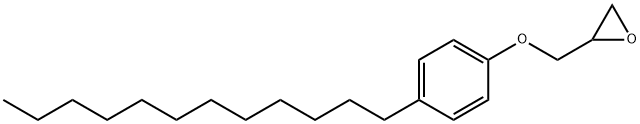 2-[(4-ドデシルフェノキシ)メチル]オキシラン 化学構造式