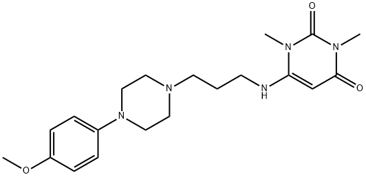 2-去甲氧基-4-甲氧基乌拉地尔, 34661-79-5, 结构式