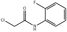 2-クロロ-N-(2-フルオロフェニル)アセトアミド 化学構造式
