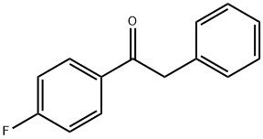 1-(4-Fluorophenyl)-2-phenyl-ethanone Struktur