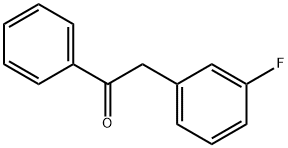 2-(3-氟苯基)苯乙酮 结构式