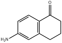 6-氨基-1,2,3,4-四氢-1-萘酮 结构式