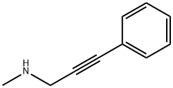 N-Methyl-3-phenyl-2-propyn-1-amine Structure
