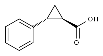 (1R,2R)-2-苯基环丙烷羧酸, 3471-10-1, 结构式