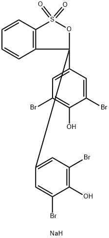 溴酚蓝, 34725-61-6, 结构式