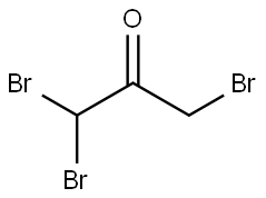 1,1,3-三溴丙酮, 3475-39-6, 结构式