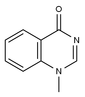 1-Methyl-4(1H)-quinazolinone Structure