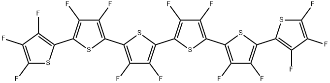 十四氟-Α-六噻吩(以升华法纯化) 结构式