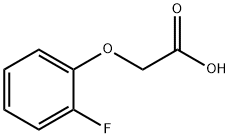 2-(o-フルオロフェノキシ)酢酸 化学構造式