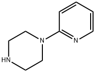 1-(2-ピリジル)ピペラジン 化学構造式