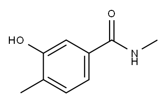 3-hydroxy-N,4-dimethylbenzamide Structure