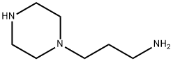 1-ピペラジン-1-プロパンアミン 化学構造式