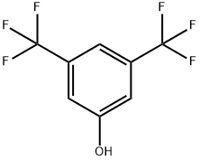 3,5-ビス(トリフルオロメチル)フェノール 化学構造式