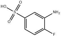 3-Amino-4-fluorobenzenesulfonic acid Struktur