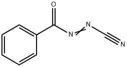 Diazenecarbonitrile, benzoyl- (9CI) Structure