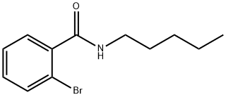 N-戊基-2-溴苯甲酰胺 结构式