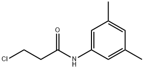 3-chloro-N-(3,5-dimethylphenyl)propanamide Struktur