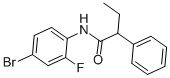 N-(4-bromo-2-fluorophenyl)-2-phenylbutanamide Struktur