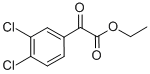 3,4-二氯苯甲酰甲酸乙酯 结构式