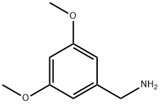 3,5-ジメトキシベンゼンメタンアミン 化学構造式
