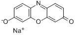 7-ソジオオキシ-3H-フェノキサジン-3-オン 化学構造式