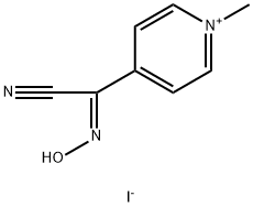 沃化４［シアノ（ヒドロキシイミノ）メチル］１メチルピリジウム 化学構造式