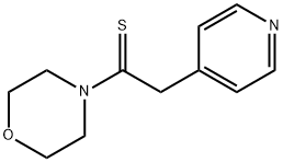 4-(4-PYRIDINETHIOACETYL)MORPHOLINE Structure
