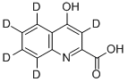犬尿喹啉酸-D5, 350820-13-2, 结构式