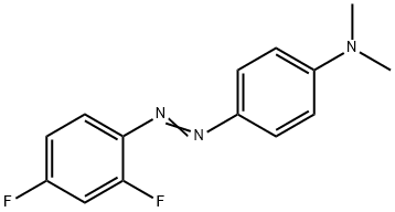 ANILINE, p-((2,4-DIFLUOROPHENYL)AZO)-N,N-DIMETHYL- Structure