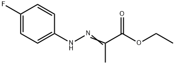 Propanoic acid, 2-(4-fluorophenylhydrazono)-, ethyl ester Structure
