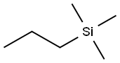 Trimethyl(propyl)silane Structure