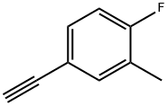 4-乙炔基-1-氟-2-甲苯 结构式