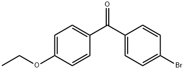 4-ブロモ-4'-エトキシベンゾフェノン 化学構造式