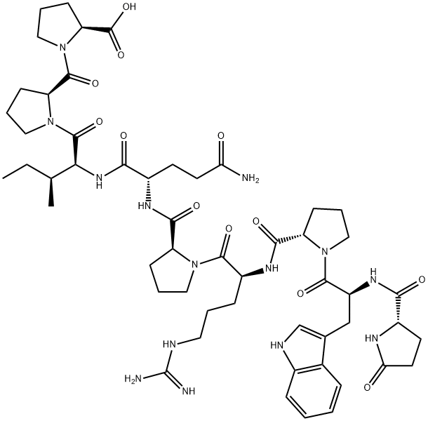替普罗肽, 35115-60-7, 结构式