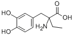 rac a-Ethyl DOPA 结构式