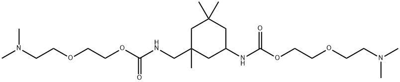 2-[2-(Dimethylamino)ethoxy]ethyl [3-[[[[2-[2-(dimethylamino)ethoxy]ethoxy]carbonyl]amino]methyl]-3,5,5-trimethylcyclohexyl]carbamate Structure