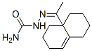 [1-(3,4,5,6,7,8-hexahydro-2H-naphthalen-4a-yl)ethylideneamino]urea Structure