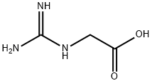 グアニジノ酢酸 化学構造式
