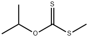 ジチオ炭酸O-イソプロピルS-メチル 化学構造式